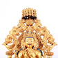 A solemn gilt bronze statue of Bodhisattva