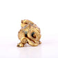 An exquisite gilt copper auspicious animal ornament