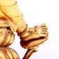 A solemn gilt copper green tara