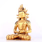 A solemn gilt bronze statue of Bodhisattva