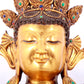 A solemn gilt bronze statue of Bodhisattva inlaid gems