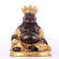 A solemn gilt bronze Maitreya statue