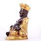 A solemn gilt bronze Maitreya statue