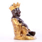 A solemn gilt bronze Maitreya statue