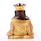 A solemn gilt bronze Maitreya statue