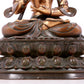 A solemn gilt bronze statue of Bodhisattva