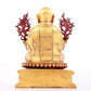 A solemn gilt bronze statue of guru