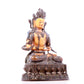 A solemn gilt bronze statue of Bodhisattva