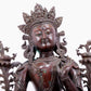 An Archaic Bronze Figure Of White Tara