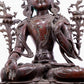 An Archaic Bronze Figure Of White Tara