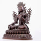 An Archaic Bronze Figure Of White Tara