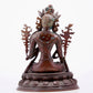 An Archaic Bronze Figure Of White Tara