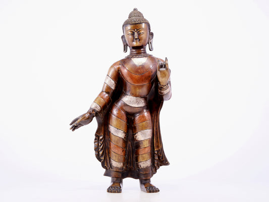 Magnificent Alloy Copper Figure Of Tathagata