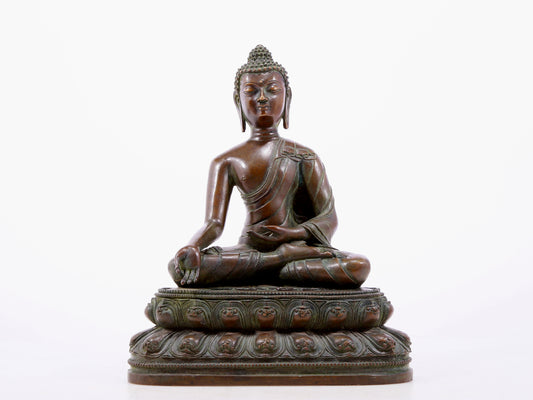 Brilliant Bronze Figure Of Buddha Shakyamuni