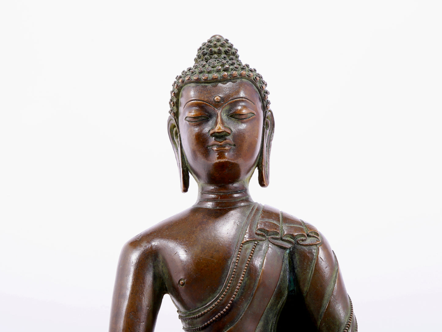 Brilliant Bronze Figure Of Buddha Shakyamuni