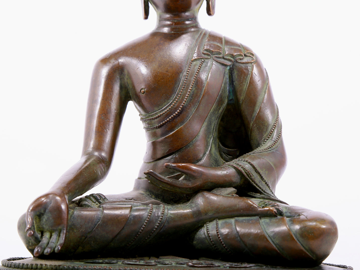 Brilliant Bronze Figure Of Buddha Shakyamuni