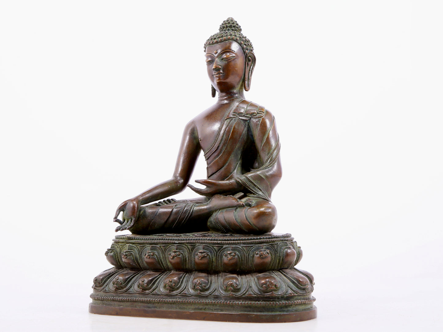 Brilliant Bronze Figure Of Buddha Shakyamuni