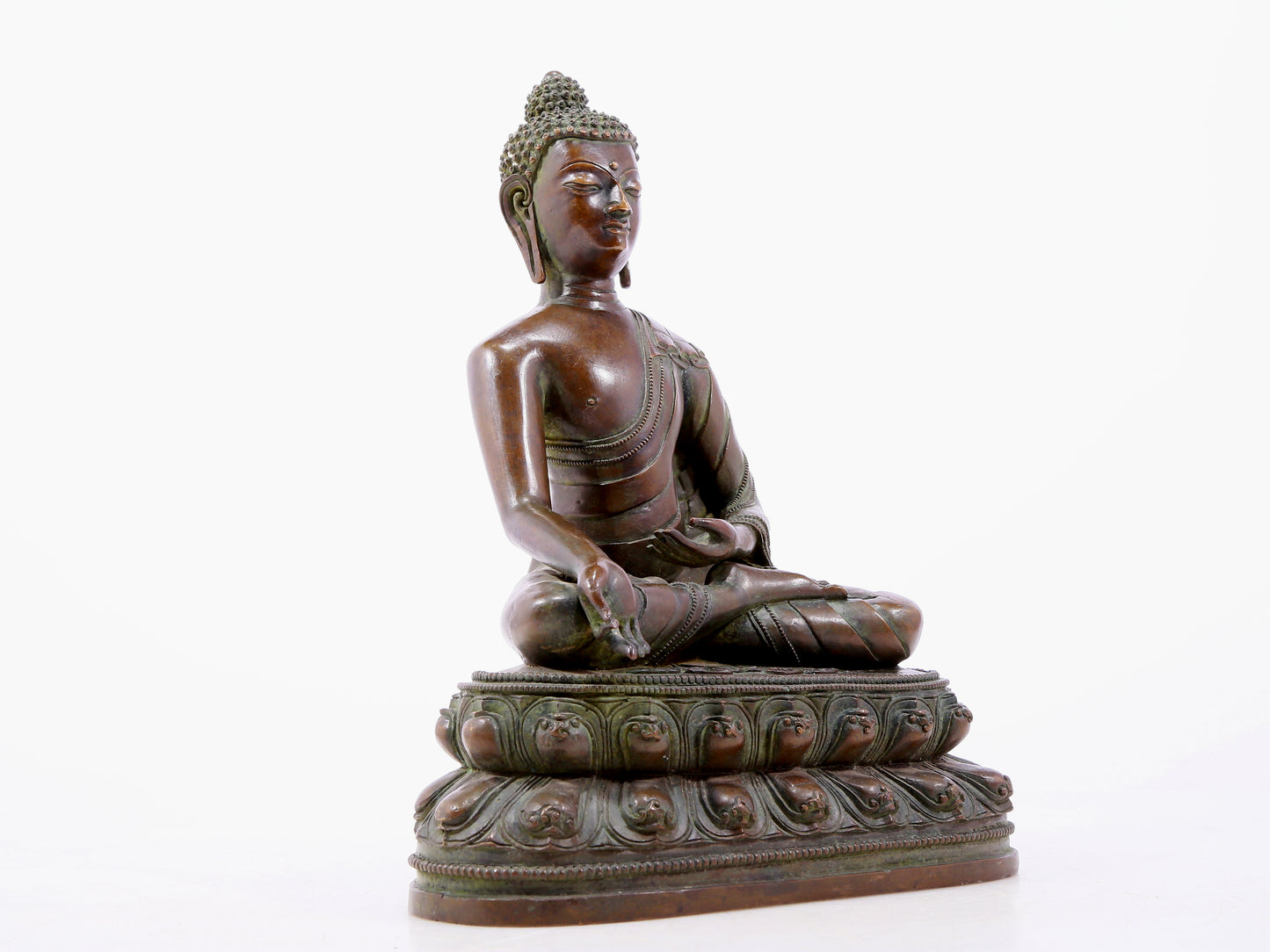 Brilliant Bronze Figure Of Buddha Shakyamuni