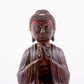 Brilliant Gold-Painted Bronze Figure Of Buddha Shakyamuni