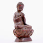 Brilliant Gold-Painted Bronze Figure Of Buddha Shakyamuni