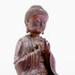 Brilliant Gold-Painted Bronze Figure Of Buddha Shakyamuni