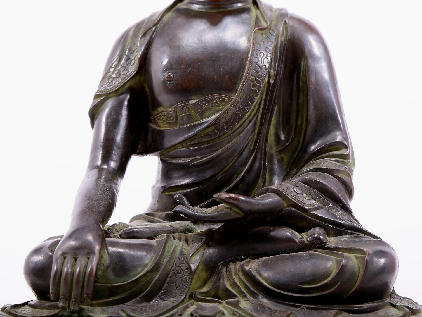 Brilliant Bronze Figure Of Buddha Shakyamuni