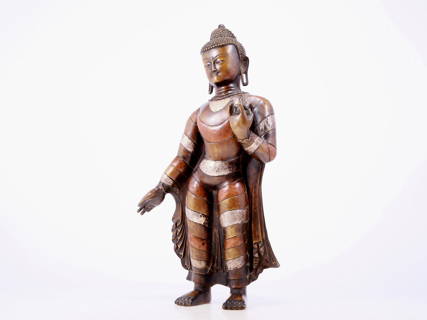 Magnificent Alloy Copper Figure Of Tathagata