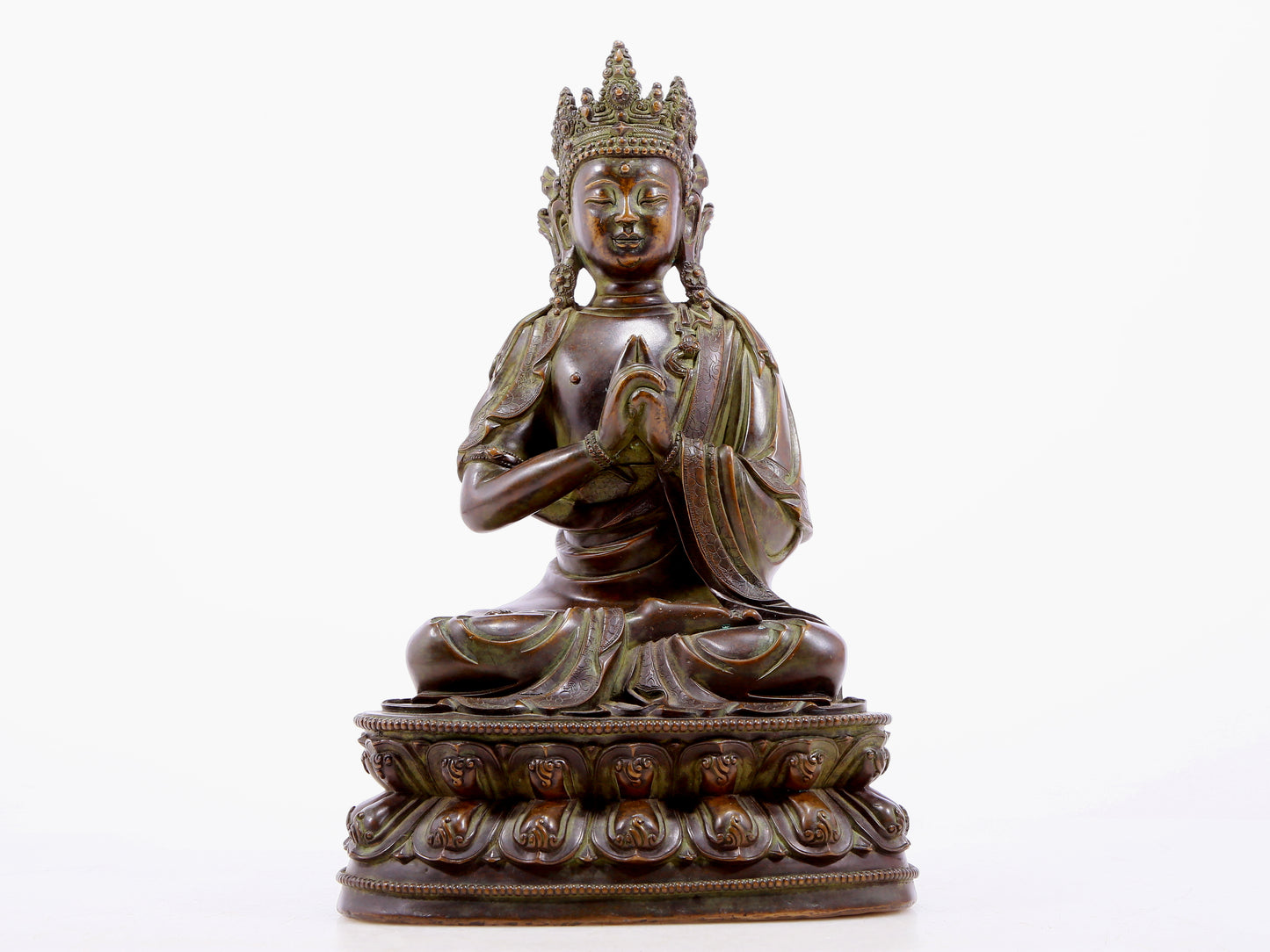 Brilliant Bronze Figure Of Bodhisattva