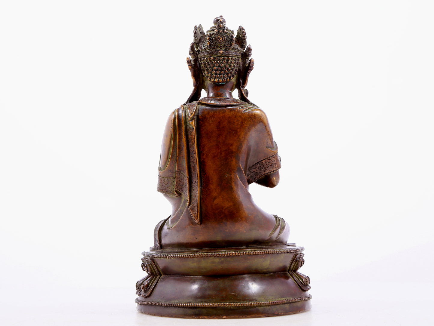 Brilliant Bronze Figure Of Bodhisattva