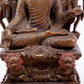 Fabulous Gilt-Bronze Figure Of Buddha Shakyamuni With Incsriptions