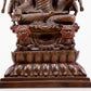 Fabulous Gilt-Bronze Figure Of Buddha Shakyamuni With Incsriptions