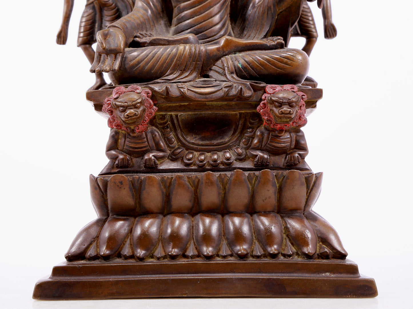 Fabulous Gilt-Bronze Figure Of Buddha Shakyamuni With Incsriptions