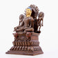 Fabulous Gilt-Bronze Figure Of Buddha Shakyamuni With Incsriptions