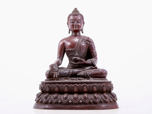 An Exquisite Bronze Figure Of Buddha Shakyamuni