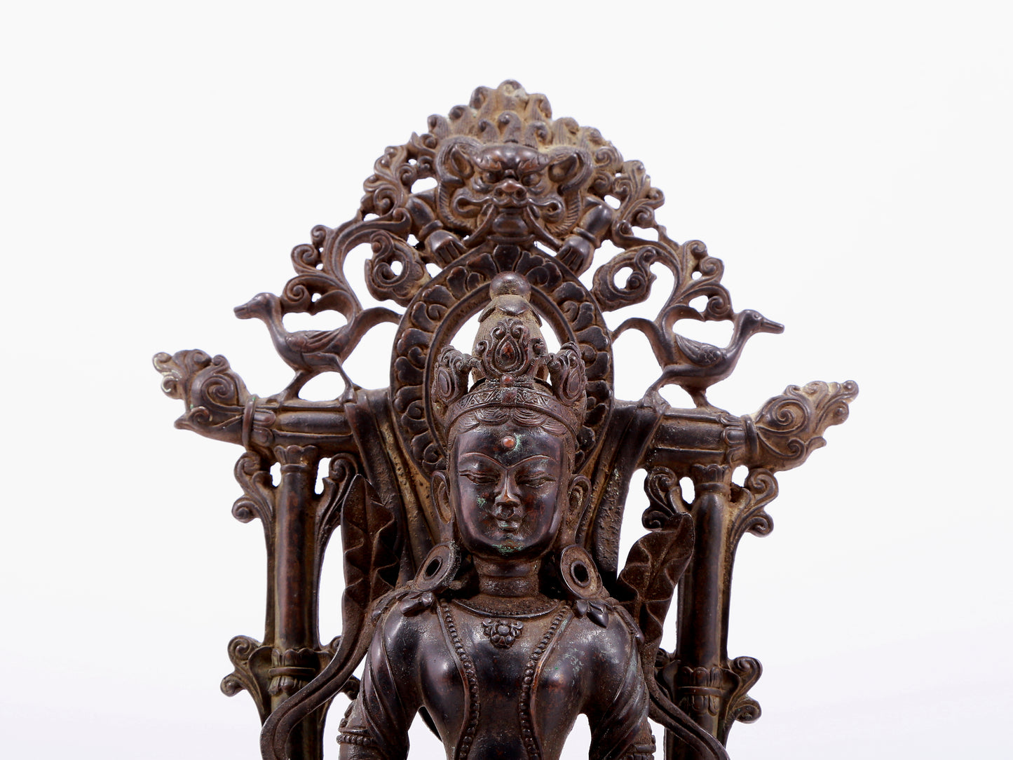 Brilliant Bronze Figure Of Amitayus