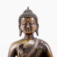 Brilliant Bronze Silver-Inlaid Figure Of Buddha Shakyamuni