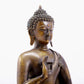 Brilliant Bronze Silver-Inlaid Figure Of Buddha Shakyamuni