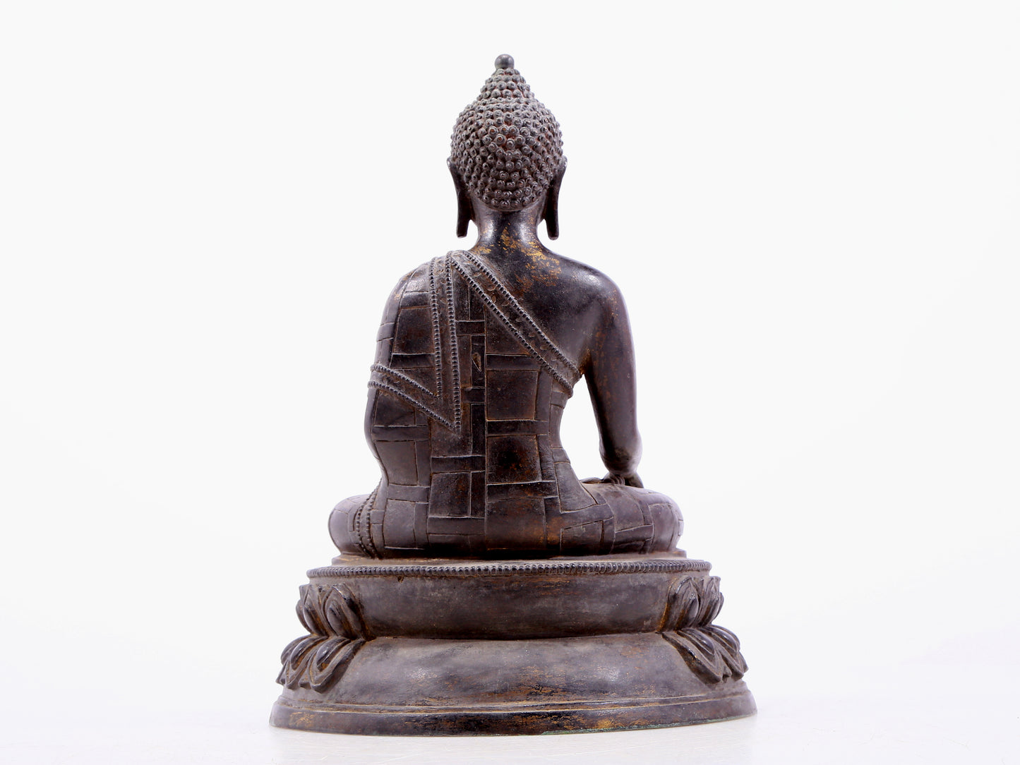 Fabulous Gilt-Bronze Figure Of Buddha Shakyamuni