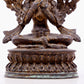 Brilliant Gold-Painted Bronze Figure Of White Tara