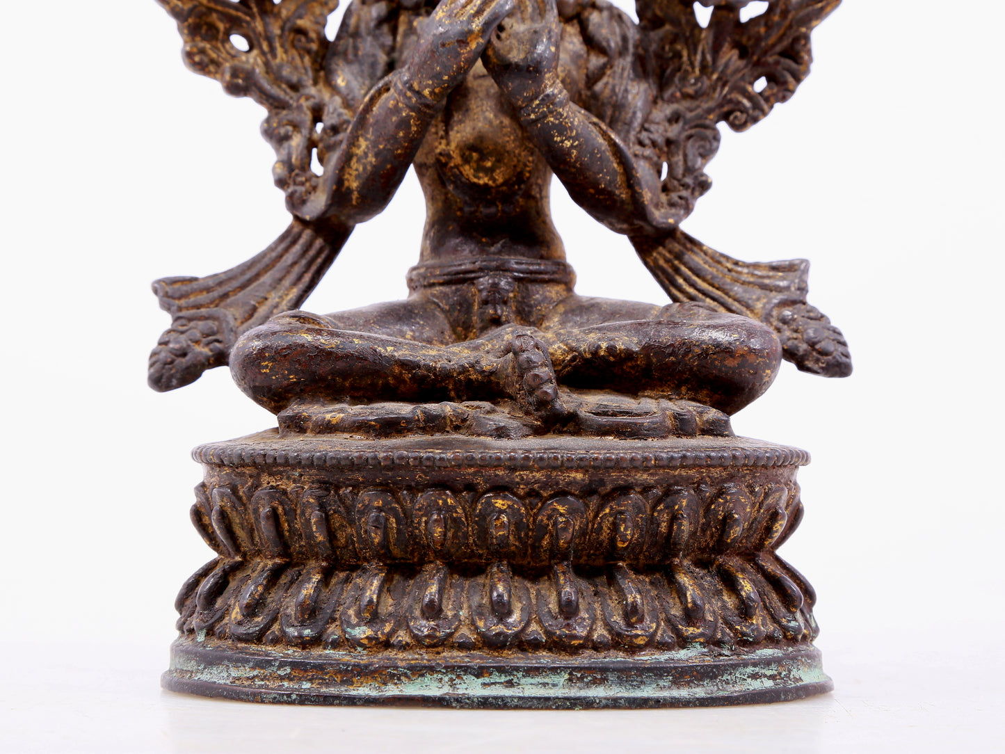 Brilliant Gold-Painted Bronze Figure Of White Tara