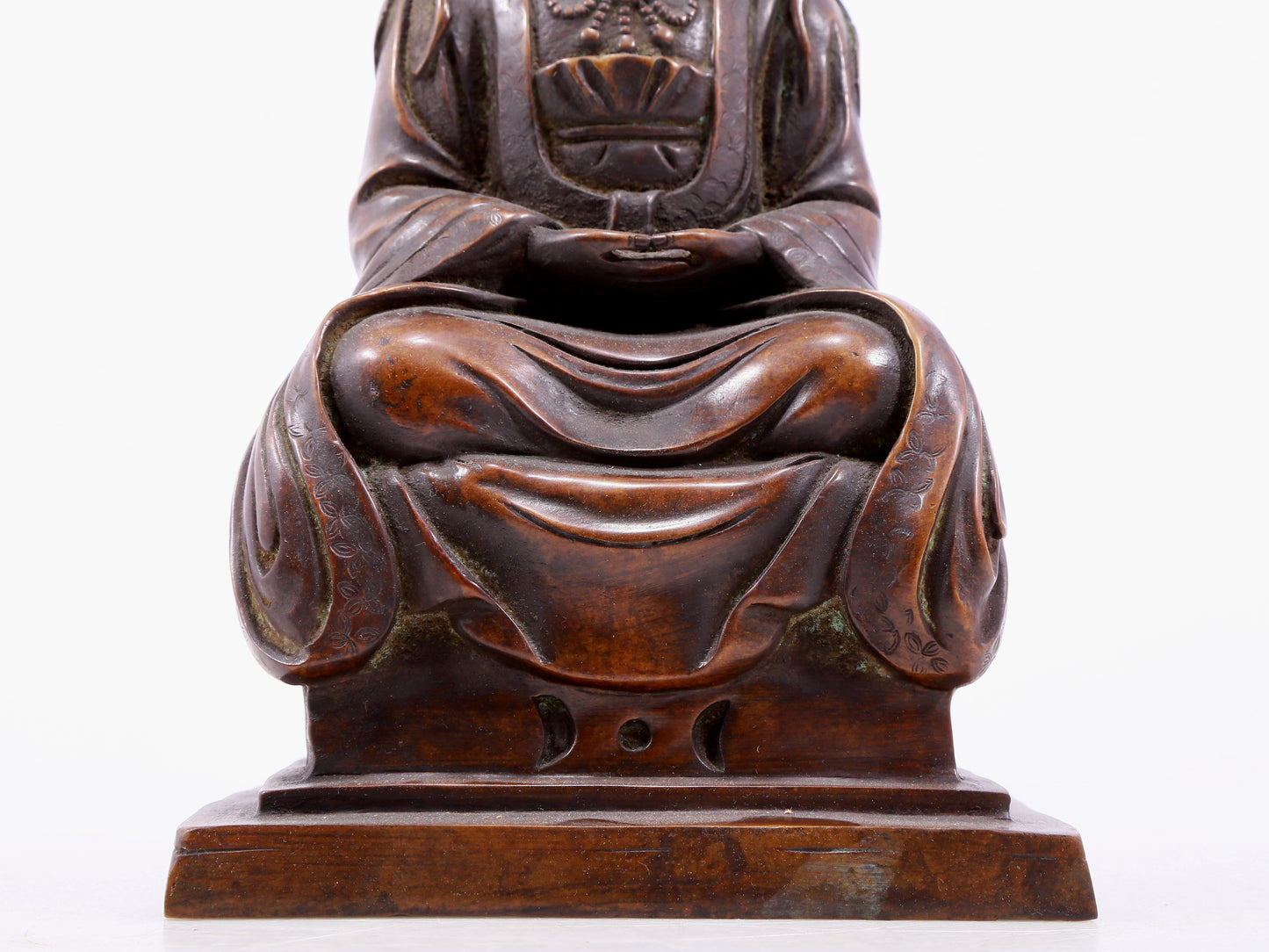 Brilliant Bronze Figure Of Bodhisattva