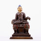 Brilliant Gilt-Bronze Figure Of Buddha Shakyamuni With Inscriptions