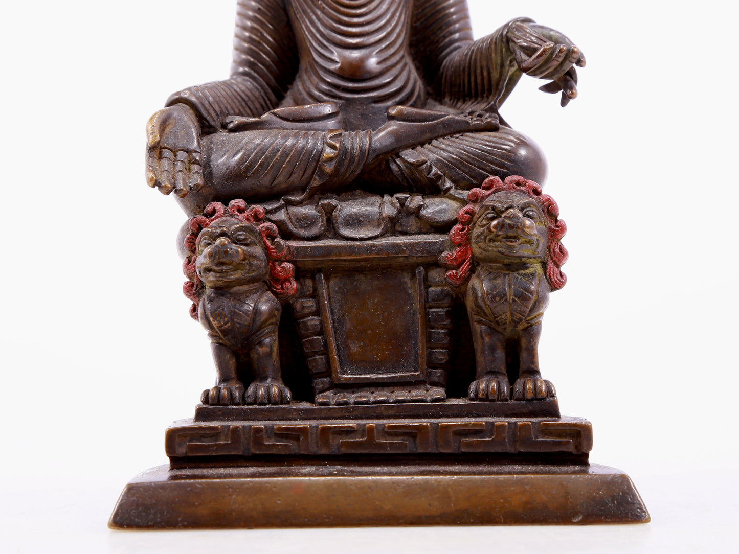 Brilliant Gilt-Bronze Figure Of Buddha Shakyamuni With Inscriptions