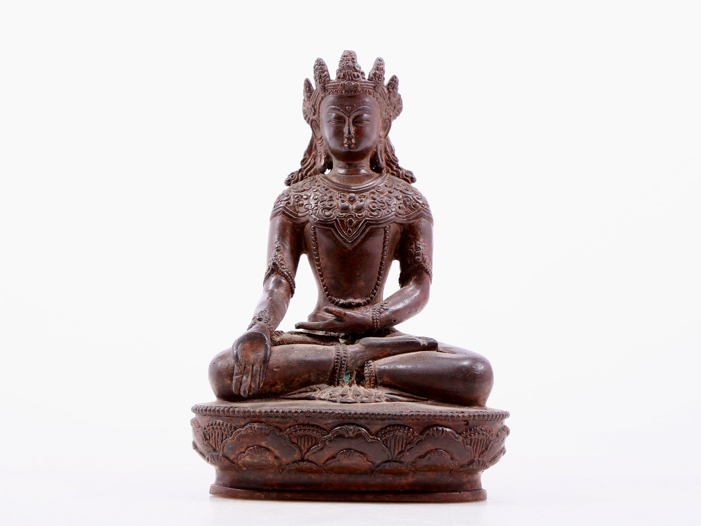 Brilliant Bronze Figure Of Bodhisattva