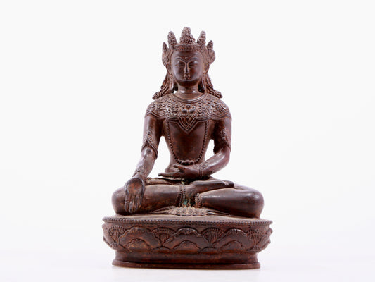 Brilliant Bronze Figure Of Bodhisattva