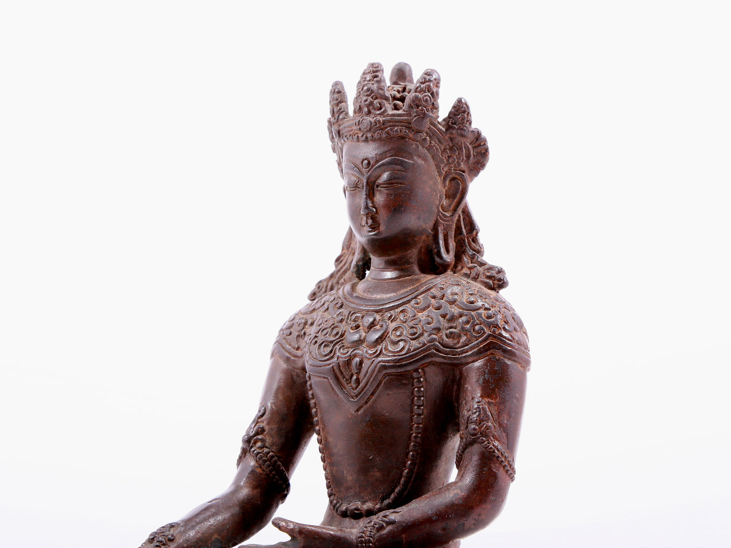 Brilliant Bronze Figure Of Bodhisattva