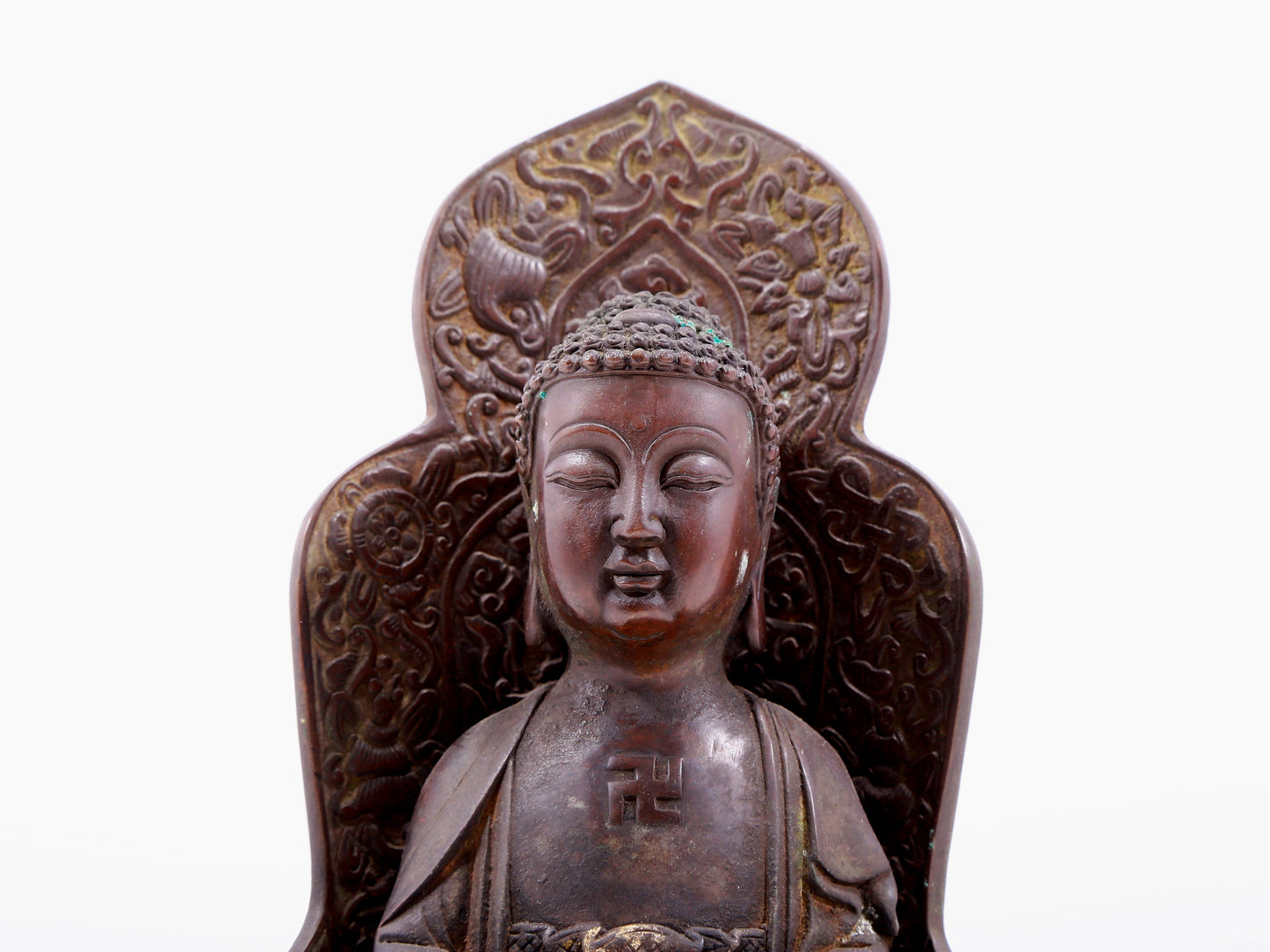 Brilliant Bronze Figure Of Buddha Shakyamuni