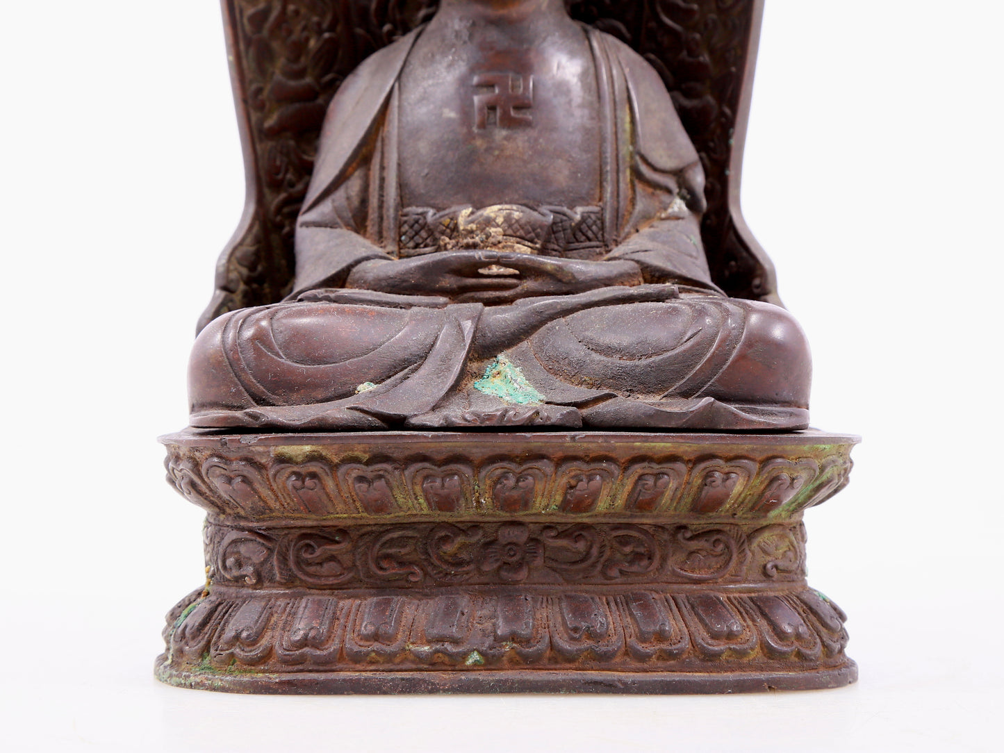 Brilliant Bronze Figure Of Buddha Shakyamuni