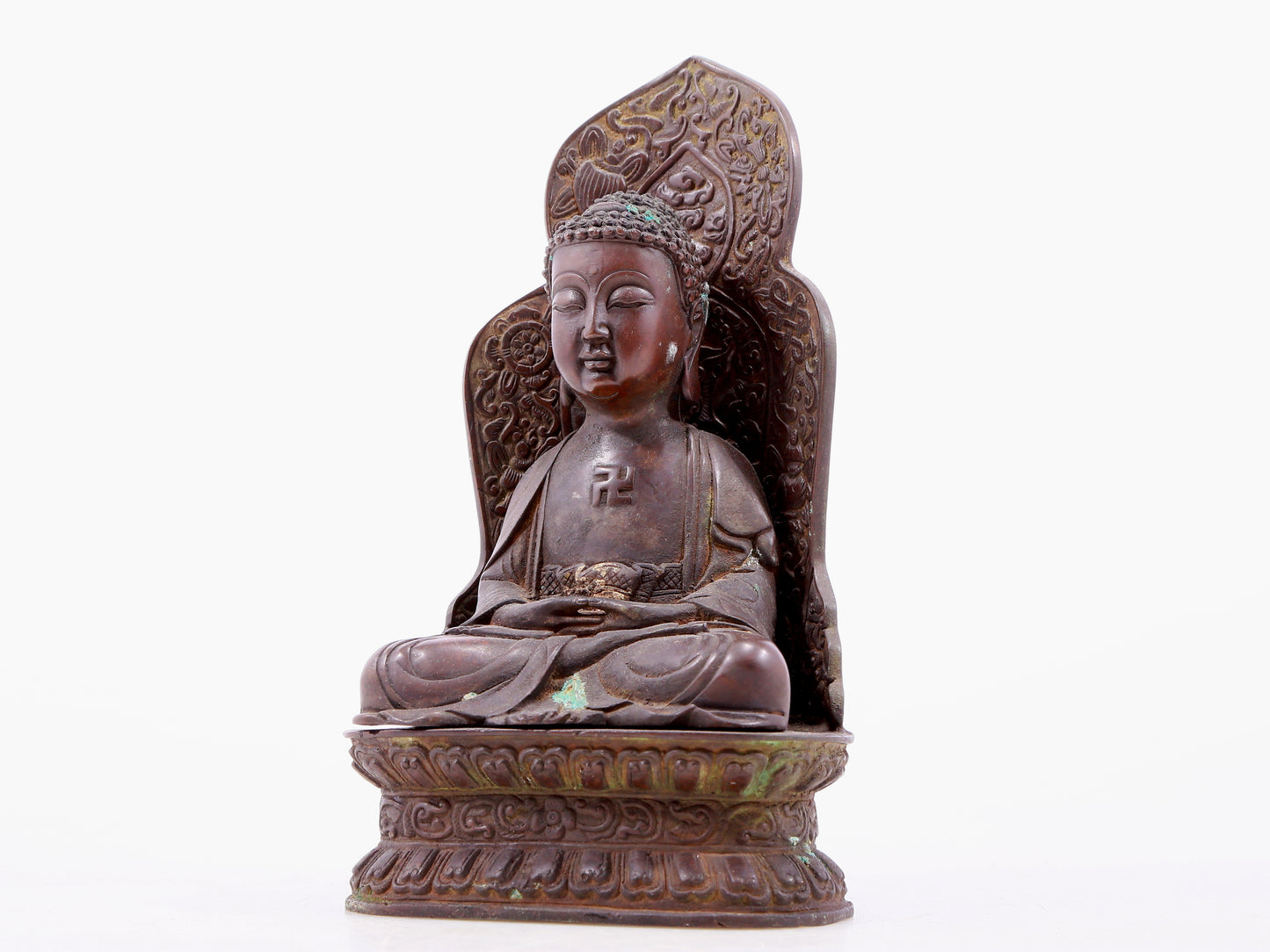 Brilliant Bronze Figure Of Buddha Shakyamuni