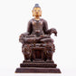 Brilliant Gilt-Bronze Figure Of Buddha Shakyamuni With Inscriptions